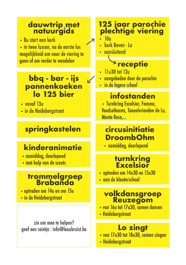 Lo 125 Dagindeling